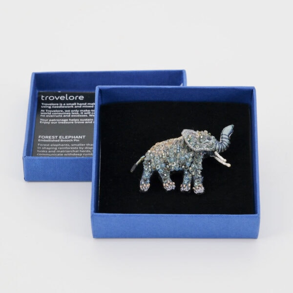 trovelore Brosche  'Wald elefant'